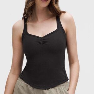 Lululemon Hold Tight Sweetheart Tank Top
Black‎ size 14 NWT